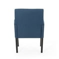 thumbnail image 3 of Noble House Pale Contemporary Fabric Dining Chairs, Set of 2, Navy Blue, 3 of 7