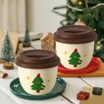 thumbnail image 1 of Ganfancp Santa Claus Mano Taza Taza de Café con Tapa Compacta Taza de Cerámica Sip Regalo Muñeco de Nieve Taza de Agua Mujer Ofertas Del Día Sólo En Línea 1 X Taza de Cerámica, 1 of 6