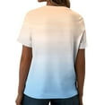 thumbnail image 5 of Yuzhih Short Sleeve Shirts for Women V-Neck Tops Loose Casual Summer Tees Button down Blouses Fashion Summer Tunic, 5 of 5