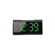 thumbnail image 1 of Seitruly Reloj despertador digital con funciones múltiples y atemporales para dormitorio, construcción duradera electrónica Electrónica luz verde, 1 of 6