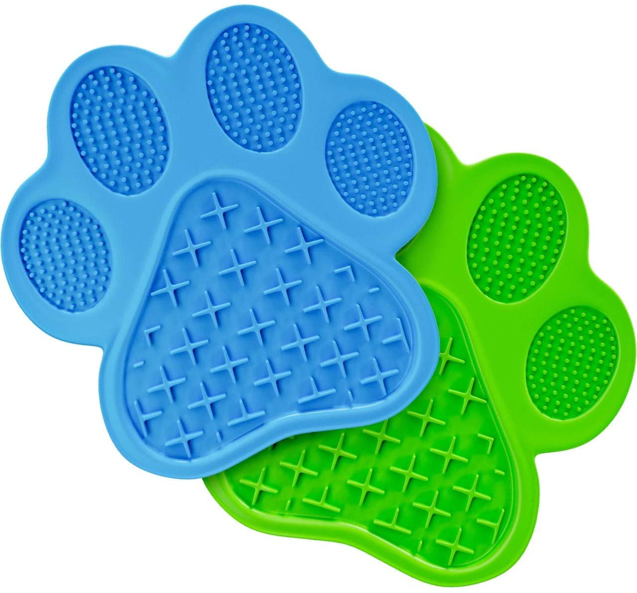 Biguy Licking Mat for Dogs & Cats 2 Pack with Suction Cups, Dog Peanut  Butter Lick Pads for Boredom Reducer, Perfect for Bathing Grooming 