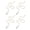 White, variant on SDFGTstore Ceiling Fan Pull Chains Decorative Chain Extender set for Light & Fan Control