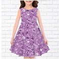thumbnail image 2 of Birdeem Robe Sans Manches Col Rond Mode Filles Été Nouvelle Robe Imprimée Col Rond Sans Manches, 2 of 12