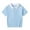 Blue, variant on Ashirexll Girls T Shirts, Shirts for Girls, 2-12 Years Kids' Fashion Casual Short Sleeve Turndown Collar T-shirt Summer Top for Girls