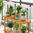 thumbnail image 4 of Plant Umbrellas for Outdoor Plants Outside Spring Flower Plant Shade 10.5 Inch UV-Resistent Patio Porch Garden Sun Umbrella Cover for Pots Outdoor Plants Garden Beds Houseplants, 4 of 5