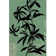 thumbnail image 2 of Jensen, Asia 13x18 White Modern Wood Framed Museum Art Print Titled - Green Silhouette I, 2 of 4