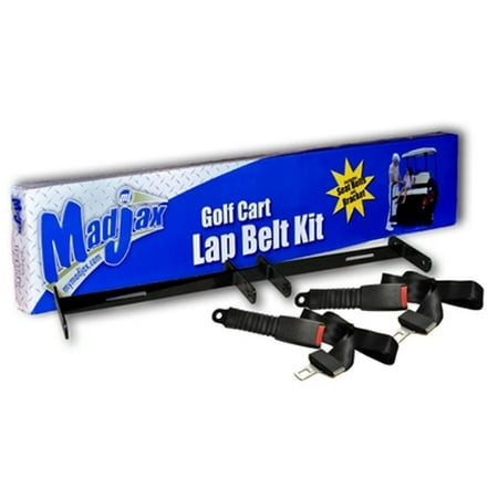 - Madjax Universal Golf Cart Lap Belt Combo Kit