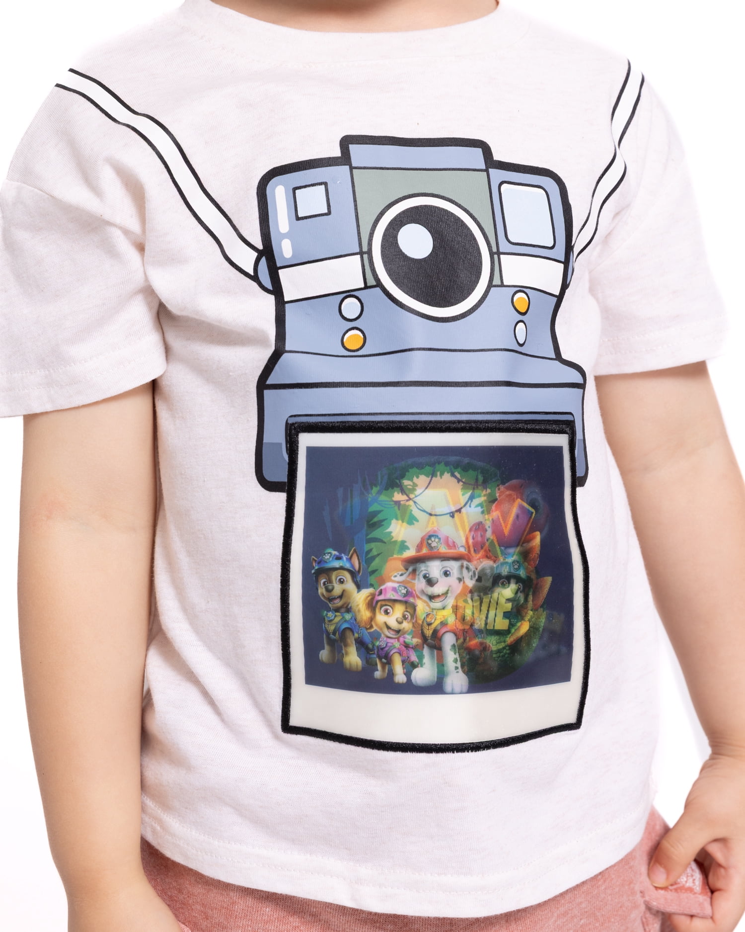 Paw Patrol Toddler Boys Graphic Tee and Fleece Cargo Shorts, 2 Piece, Sizes 12M-5T
