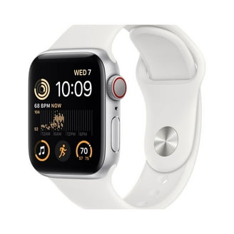 Apple Watch Series 8, GPS + Cellular, 45mm Silver, White Sport