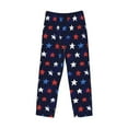 thumbnail image 2 of Vsdgher Watercolor Stars1 Print Mens Pajama Pants Sleep & Lounge Pants, PJ Bottoms With elastic waistb and Pockets, 2 of 5