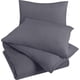 thumbnail image 3 of Funda nórdica gris de 220x240 cm con 2 fundas de almohada de 50x75 cm - Juego de cama de 220x240 cm - Juegos de funda nórdica de microfibra cepillada suave, 3 of 5