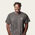 thumbnail image 4 of Dalix Ghost Embroidered Mineral Wash Tie Dye Cotton Short Sleeve Tee T Shirt Mens in Gray 3XL XXX-Large, 4 of 5