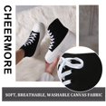 thumbnail image 3 of CHEERMORE Women Platform Female Casual Canvas Shoes Adult US 11 Black, 3 of 8