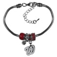 thumbnail image 1 of Siskiyou Gifts Mlb Washington Nationals - Pulsera Para Mujer, Estilo Euro, Colores Del Equipo, Talla Única, 1 of 1