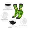 thumbnail image 3 of Rocae Cactus And Succulents for Girls Boys Crew Socks,Children's Socks, Kids Socks, Toddler Socks: Daily Wear with Kids School Uniform, 3 of 5