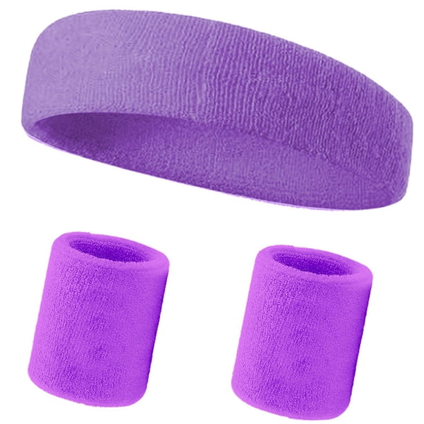 Banda para el sudor Banda para la cabeza deportiva, banda para la cabeza con absorción del sudor, banda para la cabeza con toalla deportiva, juego de toallas de algodón con banda para la