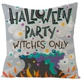 thumbnail image 1 of Jusqu'à 65 % de Réduction sur Housse de Coussin d'Halloween SMihono Imprimée en Lin pour Canapé, 1 of 1