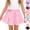 Pink, variant on POIUYTR Casual Mini Skirts for Girls Summer Elastic High Waist Ruffle Skirt Kids Dance Bowkot Skirts 3-12 Years