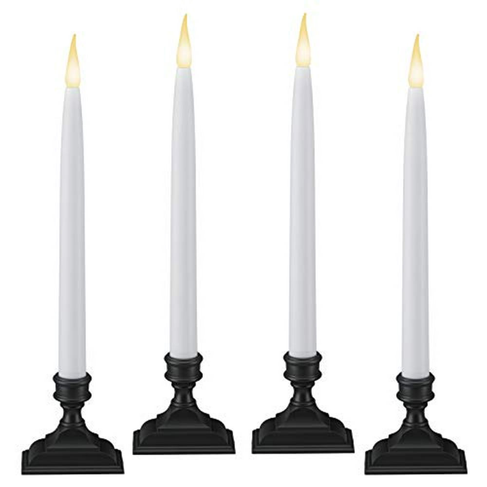 612 Vermont Battery Operated LED Window Candles with Timer (6 on/18 Off