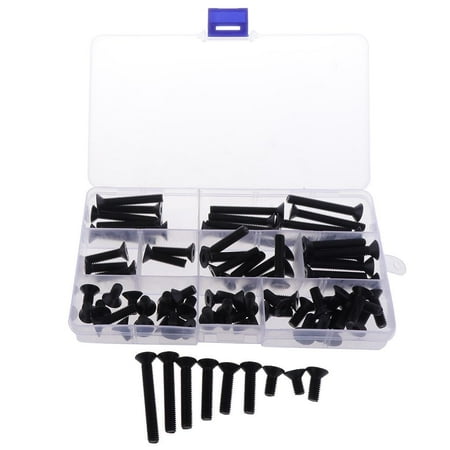 

Carbon Steel Flat Head Countersunk agon Socket M6 Screws Assortment