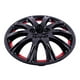 thumbnail image 3 of Tapones Polveras Rin 13 Negro Brillante Con Rojo Naranja Owc negro, 3 of 9