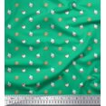 thumbnail image 1 of Soimoi Tissu en Voile de Coton Vert Fruits de Chêne Imprimé 1 Yard 42 Pouces de Large, 1 of 3
