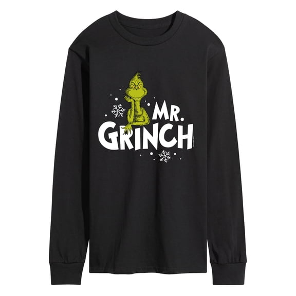 The Grinch - Mr. - Men's Long Sleeve Graphic T-Shirt