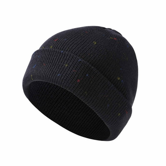 PureCasa Winter Beanie for Men Women, Solid Color Fleece Lined Beanie Soft Warm Knit Hat Ski Stocking Cuffed Cap