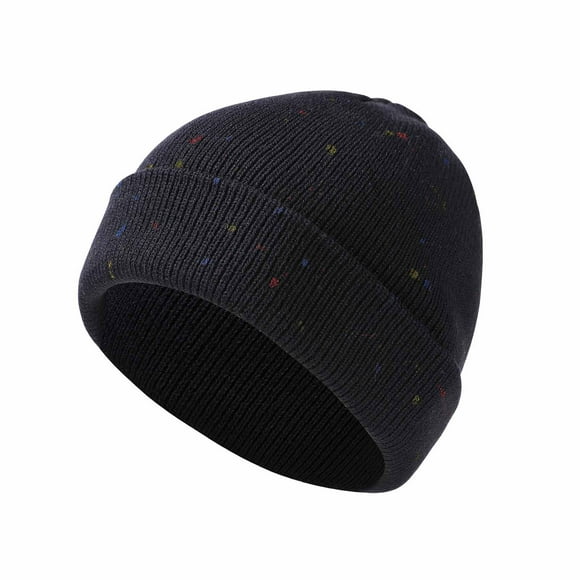 Chapeau Tricoté d'Hiver pour Femmes avec Cache-Oreilles Intégré et Chauffe-Nuque en Marine Taille Unique Circonférence de la Tête 16.14 Pouces Hauteur 8.66 Pouces Matériau Acrylique pour Temps Froid