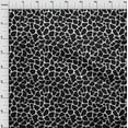 thumbnail image 3 of oneOone Viscose Chiffon Black Fabric Giraffe Animal Skin Diy Clothing Quilting Fabric Print Fabric By Yard 42 Inch Wide, 3 of 4