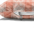 thumbnail image 4 of Abstract Pet Bed, Monochromatic Hand Paint Look Pattern of Quirky Motifs Scandinavian Inspired, Resistant Pad for Dogs and Cats Cushion with Removable Cover, 24" x 39", Salmon and White, by Ambesonne, 4 of 4