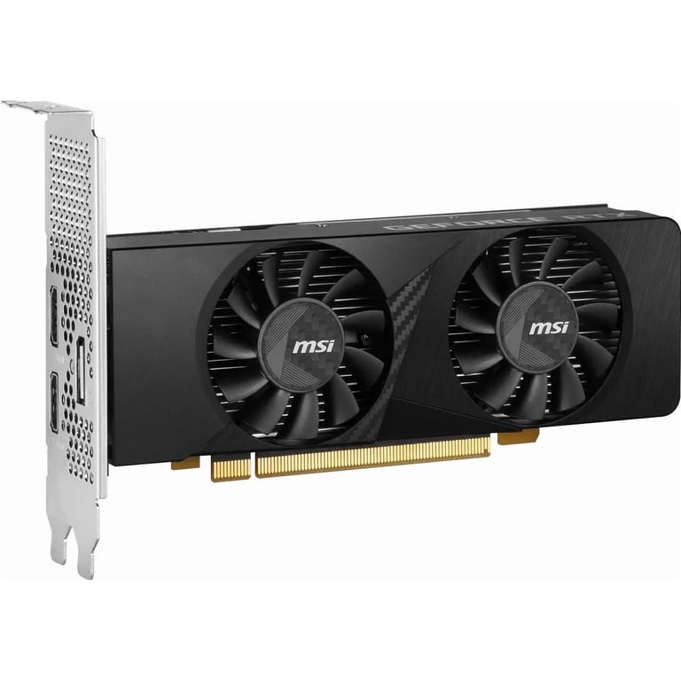 MSI GeForce RTX 3050 LP 6G OC Graphics Card, 6GB GDDR6, DLSS 4