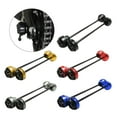 thumbnail image 2 of Miulika CNC Aluminum Alloy Motorcycle Front Rear black, 2 of 9