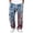 Navy, variant on XFeng Men Pleated Wide Leg Dress Pants Casual Loose Trousers