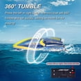 thumbnail image 3 of LAFALA Mini Remote Control Boat 2.4Ghz 360 Rotating Lakes Swimming Pool Toys  for Kids Gift Blue, 3 of 8