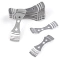 thumbnail image 3 of 25pcs Metal Candle Wick Holder, Silver Stainless Steel Candle Centering Devices for Candle Making, 3 of 5
