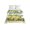 Yellow, Green, White, variant on Bedding Flat Sheet - Hotel Quality Queen Top Sheet - Farm Wildflower Green Grey Line Soft Breathable Microfiber Fabric Bed Top Sheet 1 Flat Sheet Only, Retro Stitching Stripes