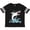 Football Black and White, variant on Inktastic Great White Shark Jumping Boys or Girls Toddler T-Shirt