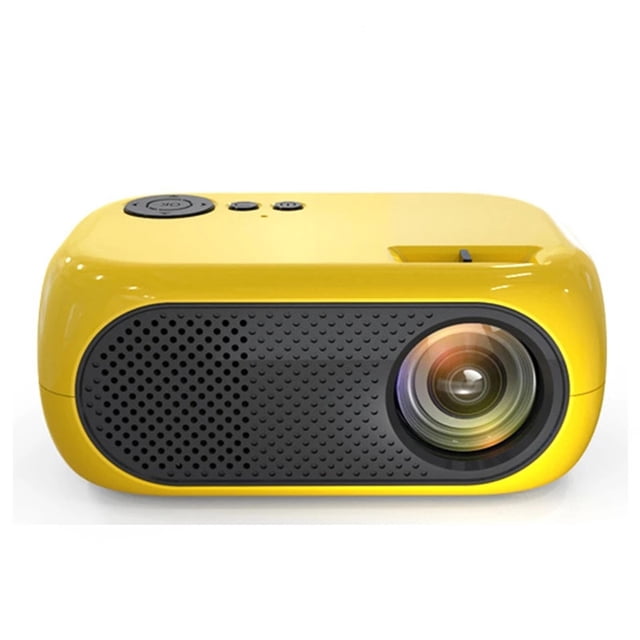 Miniproyector Home Theater M24 Compatible con Decodificación de 1080P, Audio Incorporado, Proyector LED para Teléfonos Inteligentes y Portátiles, Enchufe de la UE
