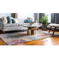 thumbnail image 3 of Rugs El Paso Collection Southwestern Geometric Distressed Multi Area Rug, 2" x 3", 3 of 9
