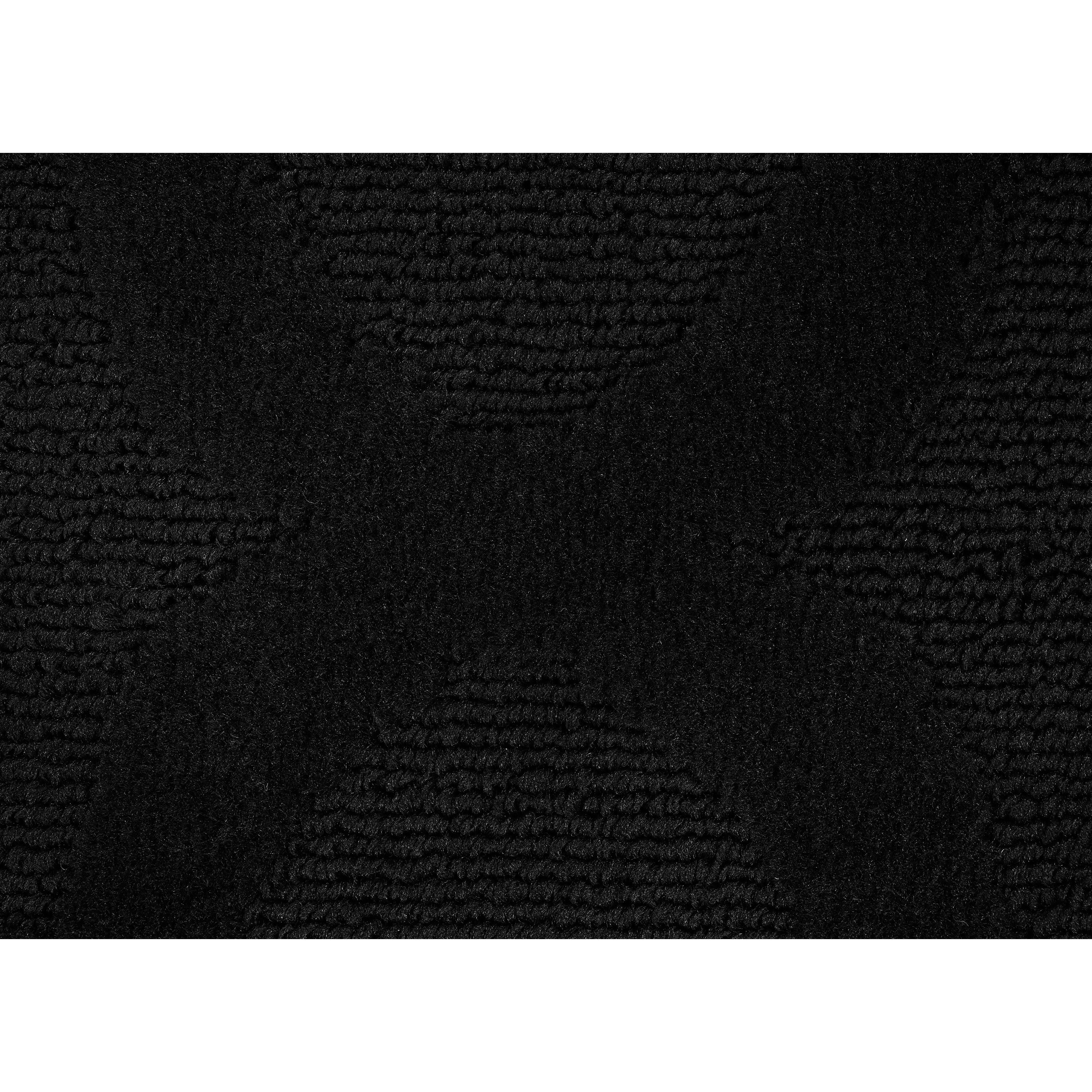 Garland Rug Quatro Polypropylene Black Indoor Area Rug, 8' x 10'