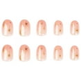 thumbnail image 2 of Fofosbeauty 24pcs Press on False Nails, Medium Round Fake Nails, Moon and Star in Nude Sky, 2 of 9