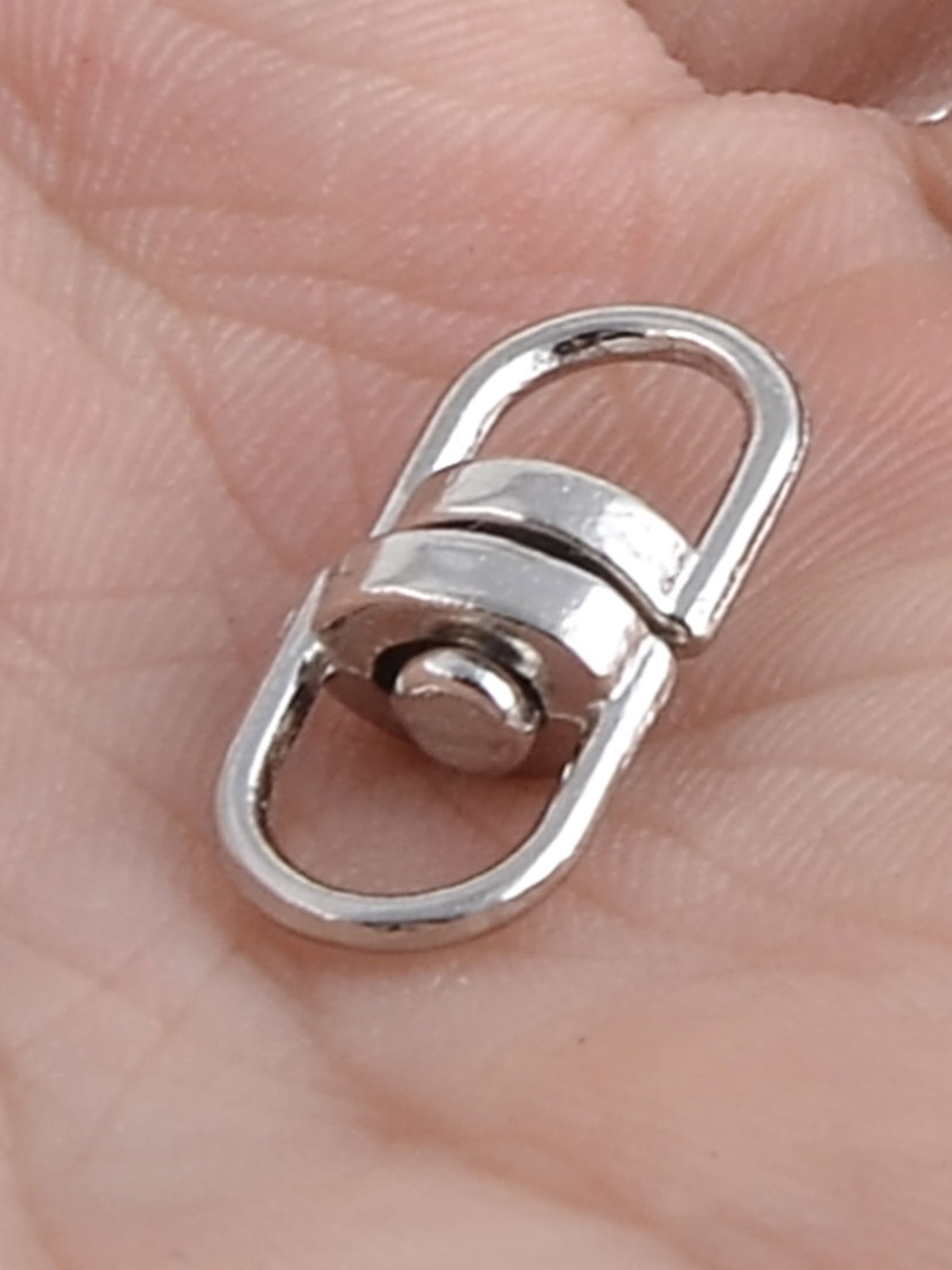 25mm big spring clip hooks finding nickel free 15,30,45pcs 