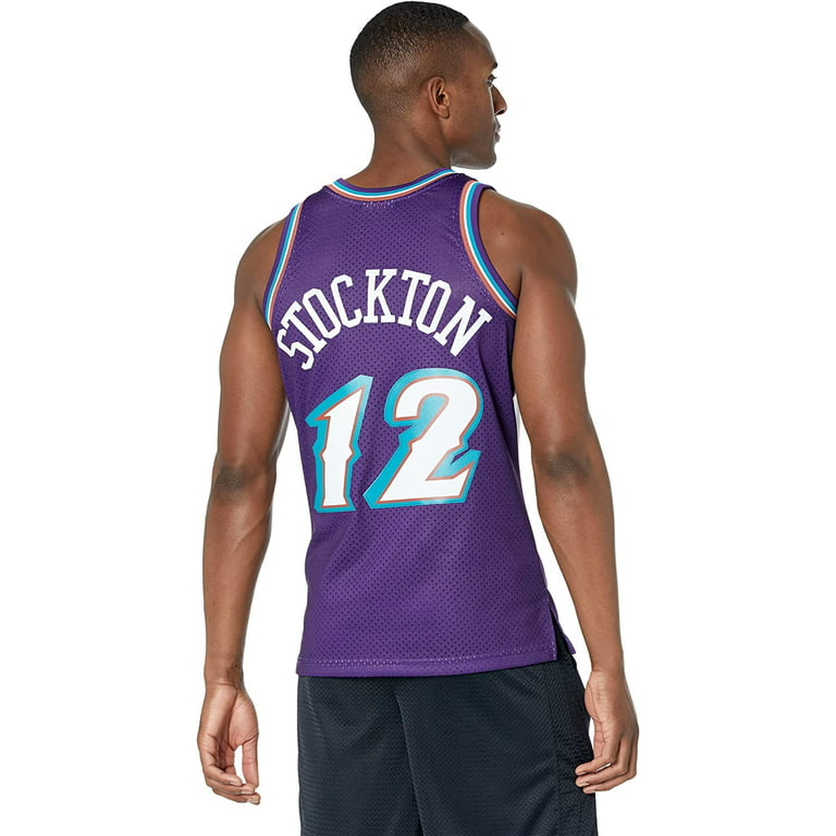 Mitchell & Ness Utah Jazz #12 John Stockton purple Swingman Jersey