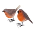 thumbnail image 2 of MasteelfCA 2pcs Bird Model Resin Material Animal Figure Toy Simulated Ornaments for Home, 2 of 8