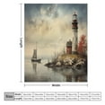 thumbnail image 2 of Ocean Lighthouse for Women Men Kids Flannel Throw Blankets Soft Fuzzy Lightweight for Home Decor Couch Bed Sofa, 2 of 8