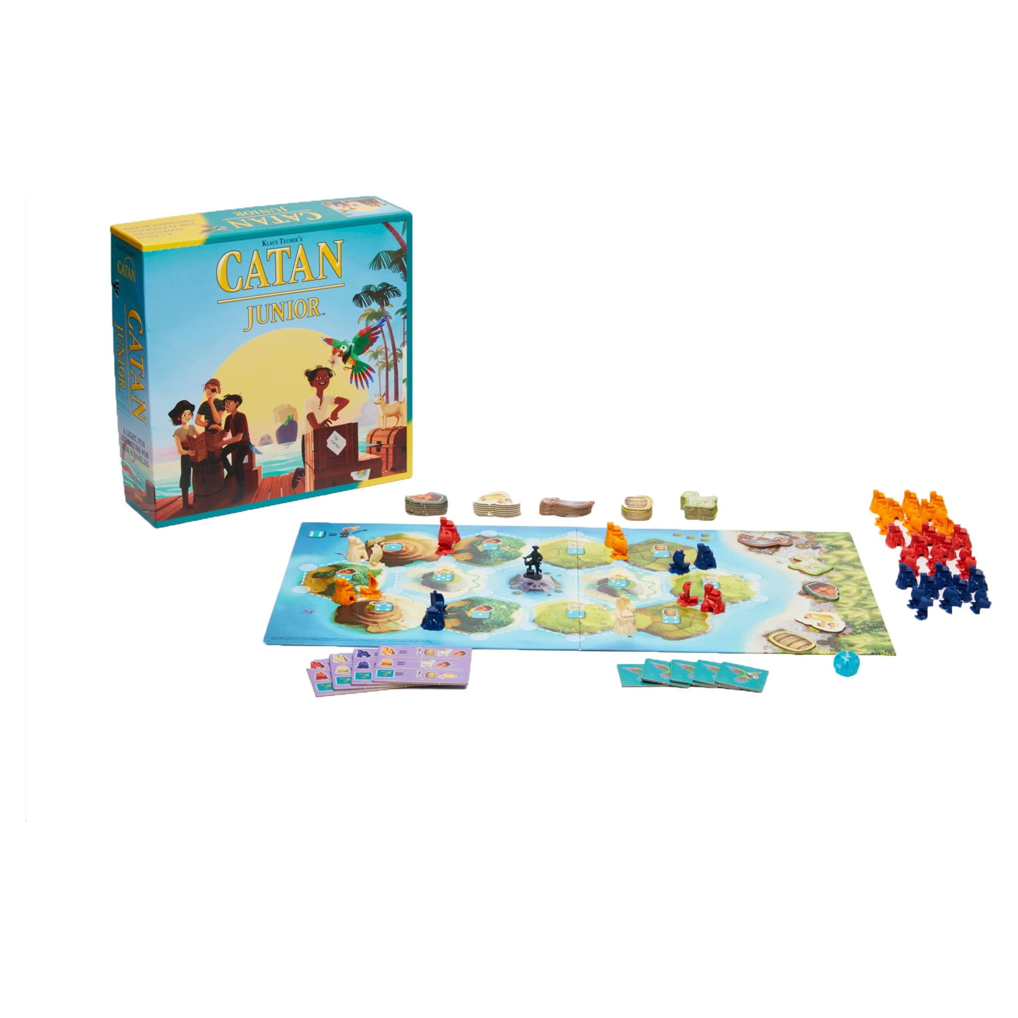 Catan Junior Family Strategy Board Game for ages 6 and up, from Asmodee