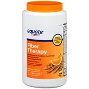 Equate Fiber Therapy Supplement Laxative Orange Flavor Powder, 114 Ct, 48.2 Oz