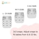 thumbnail image 3 of Paquete de 6 pañales de tela para bebés ALVABABY con 12 insertos ajustables, 3 of 4
