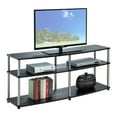 thumbnail image 3 of Convenience Concepts Designs2Go 60" 3 Tier TV Stand in Black Wood Finish, 3 of 7